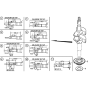 Crankshaft -2 Assembly for Honda GCV160A0 Engines