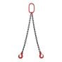 3 metre 7mm 2-Leg Chain Sling with Clevis Sling Hooks with Safety Catch