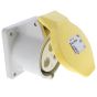 32Amp Low Voltage Panel Socket 110v Yellow