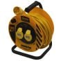 110v Defender Extension Reel, 25m, 2 Gang Heavy Duty, 16Amp 100v Plug