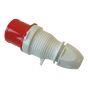 415 Volt, 5 Pin, 32 Amp, 3 Phase Replacement Plug (red)