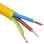 2.50mm Yellow 110v 3 Core Arctic Grade Flexible Cable (100 Metre)