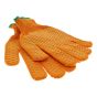 Hi-Grip Gloves Yellow 'Criss-Cross' Design Woollen Material