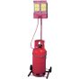 Twin Propane Trolley Heater - Complete With Gas Hose & 37 Mbar Regulator