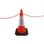 Orange Cone Chain Barrier Kit