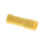 Yellow 6.3mm Insulated Female Spade Terminal, 50 Pack