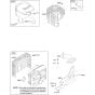 Exhaust System Assembly for Briggs and Stratton Model No.21T215-0110-G2 Horizontal Shaft Engine