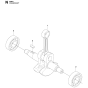 Crankshaft Assembly for Husqvarna 226RJ Brushcutters