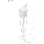 Cylinder Piston Assembly for Husqvarna 230 Chainsaw