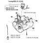 Crankcase for Husqvarna 232 L Trimmer/ Edgers