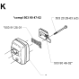 Muffler Assembly for Husqvarna 232RD Brushcutters