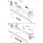 Shaft & Handle Assembly for Husqvarna 232RJ Brushcutters