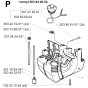 Crankcase Assembly for Husqvarna 232RJ Brushcutters