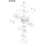 Cylinder Piston Assembly for Husqvarna 233Rj Brushcutters