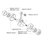 Crankshaft Assembly for Husqvarna 235FR Brushcutters