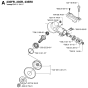 Bevel Gear Assembly for Husqvarna 235R Brushcutters