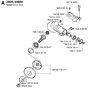 Bevel Gear Assembly for Husqvarna 235RII Brushcutters