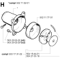 Clutch Assembly for Husqvarna 240 Brushcutters