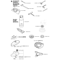 Accessories Assembly for Husqvarna 240F Brushcutters