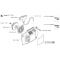 Starter Assembly for Husqvarna 240R Brushcutters