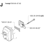 Muffler Assembly for Husqvarna 240RJ Brushcutters