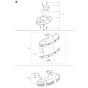 Guards Assembly for Husqvarna 241R Brushcutters