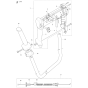 Handle & Controls Assembly for Husqvarna 241RJ Brushcutters