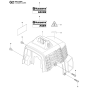 Cylinder Cover Assembly for Husqvarna 243R Brushcutters