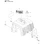 Cylinder Cover Assembly for Husqvarna 243RJ Brushcutters