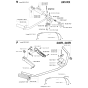 Handle & Controls Assembly for Husqvarna 245 Brushcutters