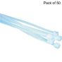 White Cable Ties Size: 13 x 560mm, Pack of 50