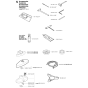 Accessories Assembly for Husqvarna 245R Brushcutters