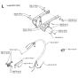 Throttle Controls Assembly for Husqvarna 250ps Chainsaws