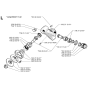 Bevel Gear Assembly for Husqvarna 250RX Brushcutters