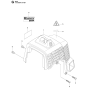Cylinder Cover Assembly for Husqvarna 253R Brushcutters
