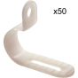 Adjustable Nylon P-Clip, Pack of 50