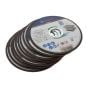 Bosch 10 Pack 4 1/2" (115mm) Metal Cutting Discs - 1mm Thickness, 22.23mm Bore - OEM No. 2608603254