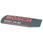 Manufacturer's Nameplate for Bosch GHO 15-82 Portable Planers - 2609132301