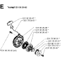 Starter Assembly for Husqvarna 26H Hedge Trimmers