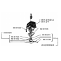 Cylinder Piston  for Husqvarna 26 LC Trimmer/ Edgers