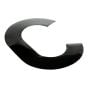 Self Adhesive 80mm Black Digit - Letter C