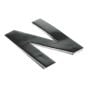 Self Adhesive 80mm Black Digit - Letter N