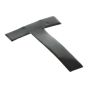 Self Adhesive 80mm Black Digit - Letter T