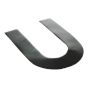 Self Adhesive 80mm Black Digit - Letter U