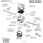 Carburetor Details Assembly for Husqvarna 281 Chainsaws