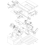 Main Assembly for Makita 2704 260mm Table Saws