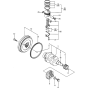 Crankshaft and Piston Assembly for Yanmar 2TNE68 Engine