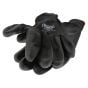 Elasticated Wrist PU Coated Glove (Black) - Size: Large