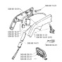 Shaft & Handle for Husqvarna 300 S Trimmer/ Edgers