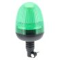 LED Green Flashing Beacon (High Profile) - Flexi DIN Spigot Fixing